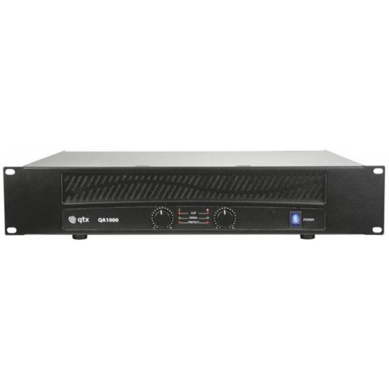 Qtx QA1000 Τελικός Ενισχυτής 2x250W RMS (Τεμάχιο)