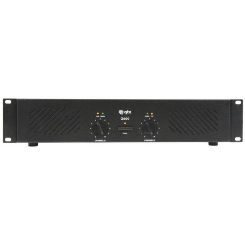 Qtx Q600 Τελικός Ενισχυτής 2x150W RMS (Τεμάχιο)