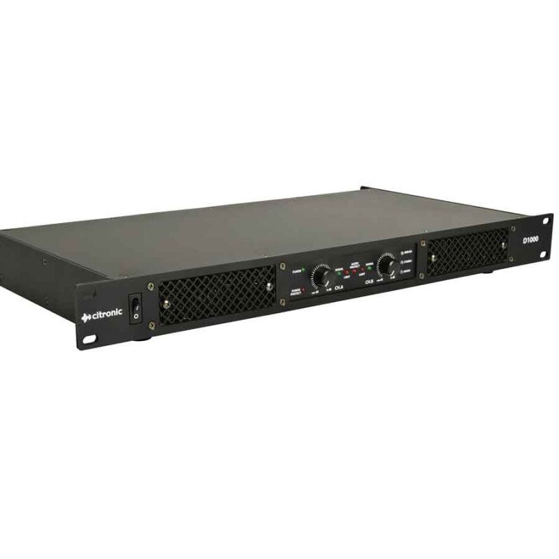 Citronic D1000 Ενισχυτής ισχύος 2 x 500Wrms Class-D (Τεμάχιο)