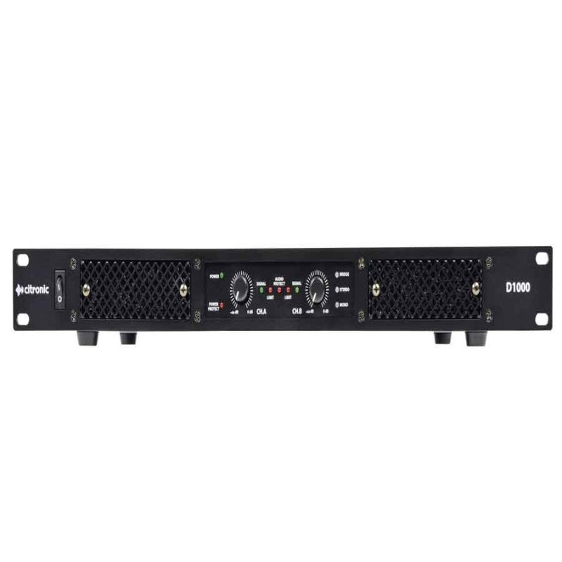 Citronic D1000 Ενισχυτής ισχύος 2 x 500Wrms Class-D (Τεμάχιο)