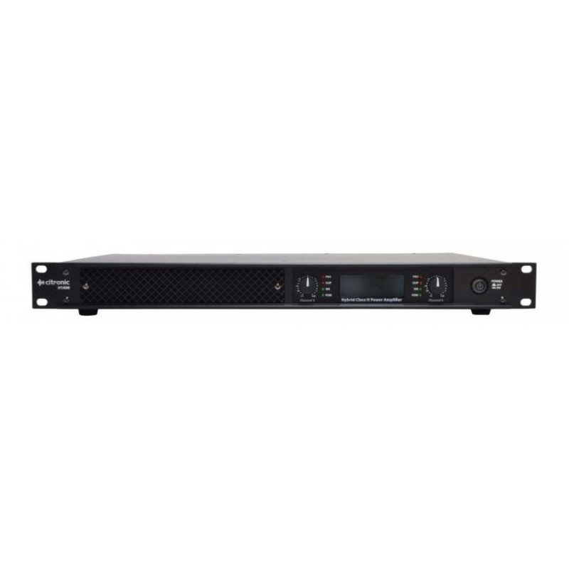 Citronic H1600 Υβριδικός Ενισχυτής Ισχύος Class-H 2x650W RMS (Τεμάχιο) Citronic H1600 Υβριδικός Ενισχυτής Ισχύος Class-H 2x650W RMS (Τεμάχιο)