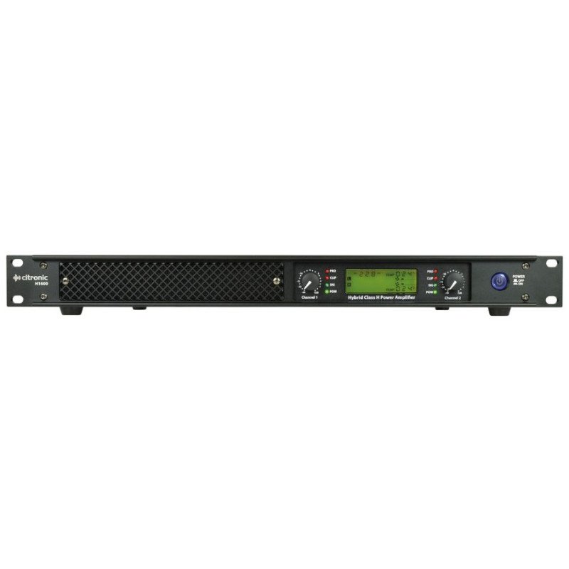 Citronic H1600 Υβριδικός Τελικός Ενισχυτής Class-H 2 x 800W @ 2ohm 1U (Τεμάχιο) Citronic H1600 Υβριδικός Τελικός Ενισχυτής Class-H 2 x 800W @ 2ohm 1U (Τεμάχιο)
