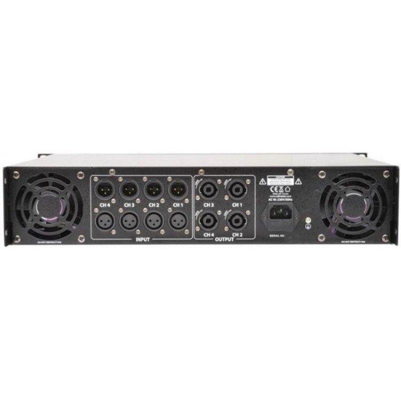 Citronic QP1600 Τελικός Ενισχυτής 4 Καναλιών 4x400W RMS (Τεμάχιο)
