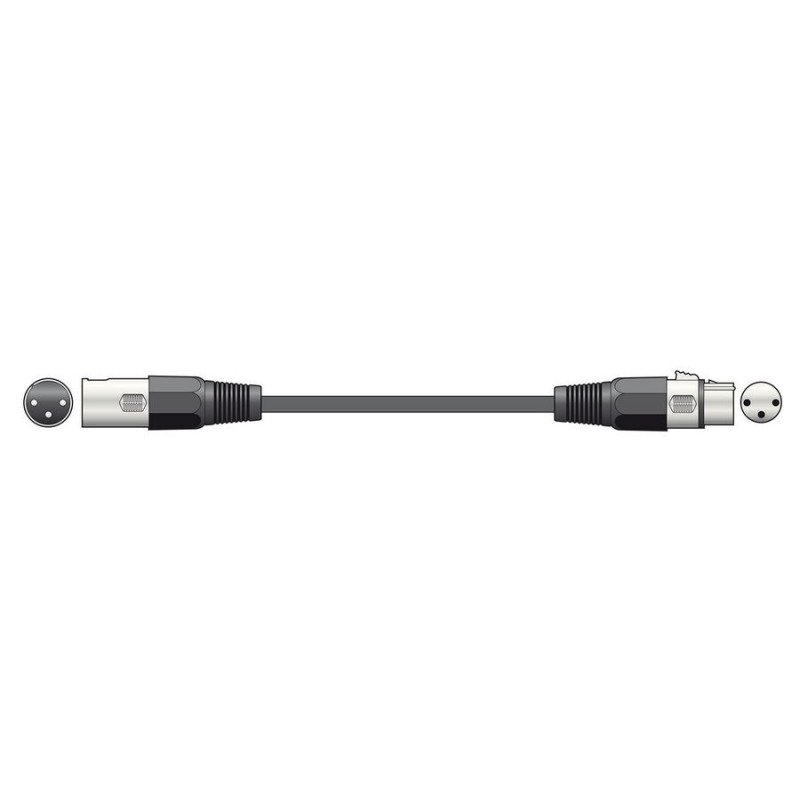 Qtx 177.914UK Επαγγελματικά Καλώδια Φωτισμού DMX 0.75m (Τεμάχιο)