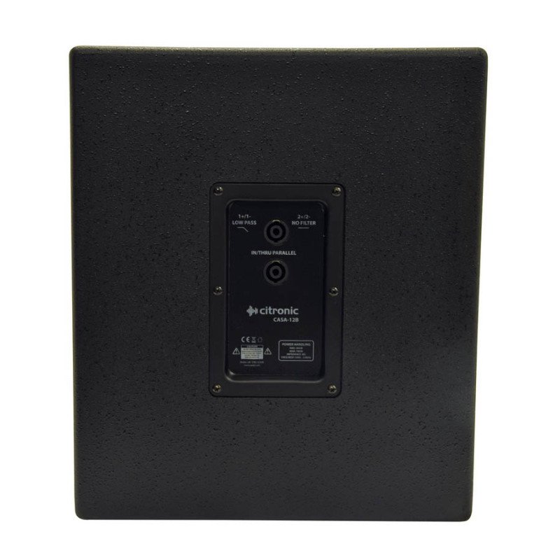 Citronic CASA-12B Παθητικό Subwoofer 12″ 400W RMS (Τεμάχιο)