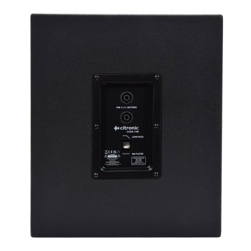 Citronic CASA-18B Παθητικό Subwoofer 18″ 600W RMS (Τεμάχιο)