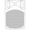 Qtx QX12 Παθητικό Ηχείο 12'' με Καμπίνα 200W RMS Μαύρο (Τεμάχιο)