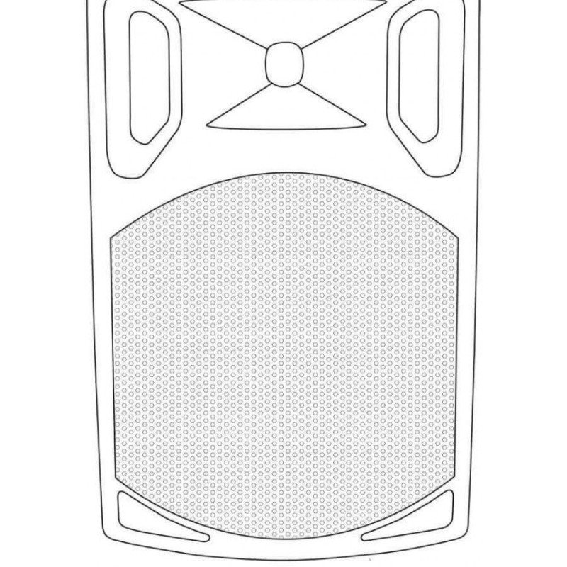 Qtx QX15 Παθητικό Ηχείο 15'' με Καμπίνα 250W RMS Μαύρο (Τεμάχιο)