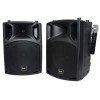 Qtx PAV10 Φορητό PA 10'' Σετ με Επαγγελματικά UHF, Bluetooth και DVD (Σετ)
