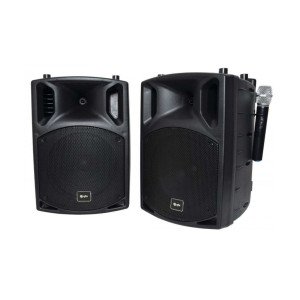 Qtx PAV10 Φορητό PA 10'' Σετ με Επαγγελματικά UHF, Bluetooth και DVD (Σετ) Qtx PAV10 Φορητό PA 10'' Σετ με Επαγγελματικά UHF, Bluetooth και DVD (Σετ)