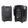 Qtx PAV10 Φορητό PA 10'' Σετ με Επαγγελματικά UHF, Bluetooth και DVD (Σετ)