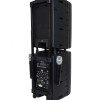 Qtx PAV10 Φορητό PA 10'' Σετ με Επαγγελματικά UHF, Bluetooth και DVD (Σετ)
