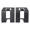 Qtx 180.193UK Επιτραπέζιες Βάσεις Ηχείων Black (Ζεύγος)