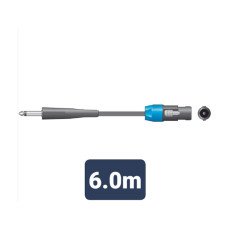 SPK-J600 Καλώδιο Ηχείου 6.3mm Mono Jack Plug - Speaker Plug 6m (Τεμάχιο)