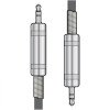 S3J150 Καλώδιο Ήχου 3.5mm Jack - 3.5mm Jack 1.5 m