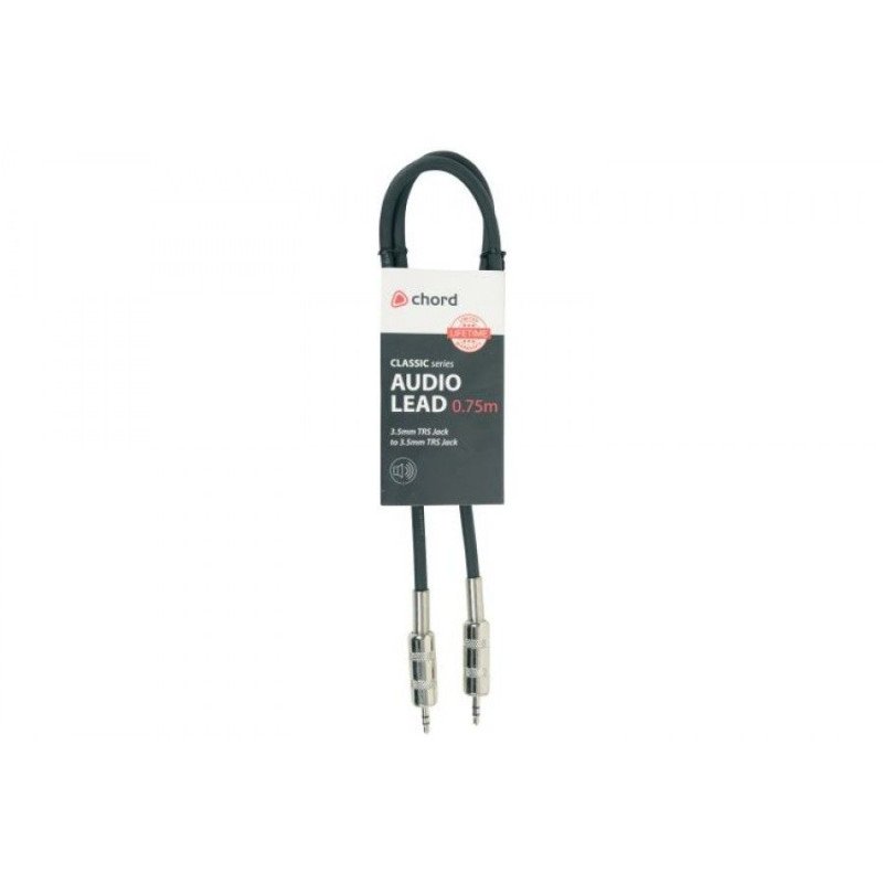 Chord S3J075 Καλώδιο 3.5mm TRS Jack - 3.5mm Jack 0.75m (Τεμάχιο)