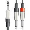 Chord S6J-2M6J150 Καλώδιο Ήχου 6.3mm TRS Jack Plug - 2 x 6.3mm Mono Jack Plugs 1.5m (Τεμάχιο)