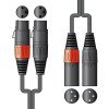 Chord 2XF-2XM600 Καλώδιο Ήχου 2 x XLR Female - 2 x XLR Male 6m (Τεμάχιο)