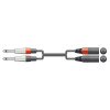 26J-2XM600 Καλώδιο Ήχου 2 x 6.3mm Mono Jack - 2 x XLR Αρσενικό 6m (Τεμάχιο)