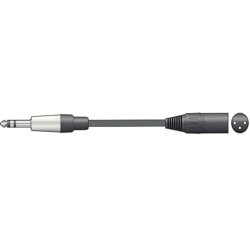 Chord S6J-XM150 Kαλώδιο Ήχου 6.3mm TRS Jack Plug - XLR Male 1.5m (Τεμάχιο)
