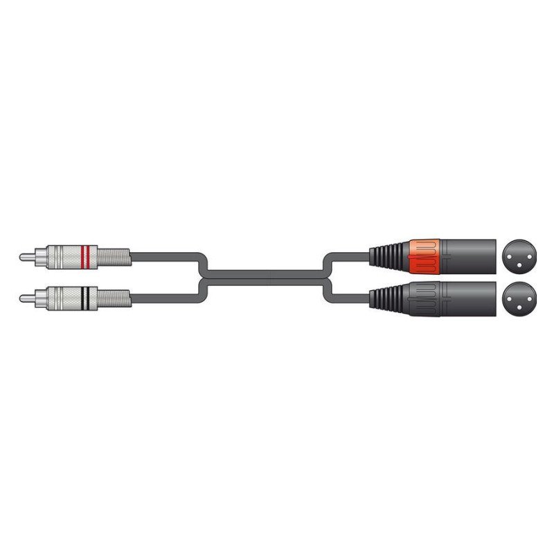 2R-2XM075 Καλώδιο Ήχου 2 x RCA Plugs - 2 x XLR Male 0.75m (Τεμάχιο)