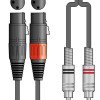 2R-2XF075 Kαλώδιο Ήχου 2 x XLR Female - 2 x RCA Plugs 0,75m (Τεμάχιο)