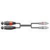 Chord 2R-2XF300 Kαλώδιο Ήχου 2 x XLR Female - 2 x RCA Plugs  3m (Τεμάχιο)