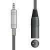 Chord S3J-XM050 Καλώδιο Ήχου 3.5mm TRS Jack Plug - XLR Male 0.5m (Τεμάχιο)