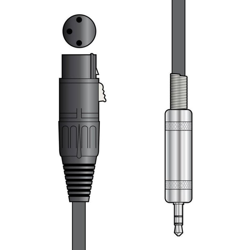 Citronic S3J-XF051 Καλώδιο XLR - 3.5mm TRS Jack 0.5m (Τεμάχιο)