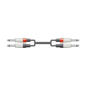 Chord 2M6J-J300 Καλώδιο Ήχου 2 x 6.3mm Mono Jack Plugs - 2 x 6.3mm Mono Jack Plugs 3m (Τεμάχιο)