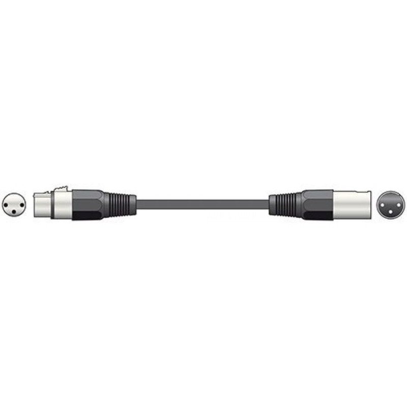 Qtx 190.082UK Καλώδιο Μικροφώνου XLR Θηλυκό - XLR Αρσενικό 6m (Τεμάχιο)