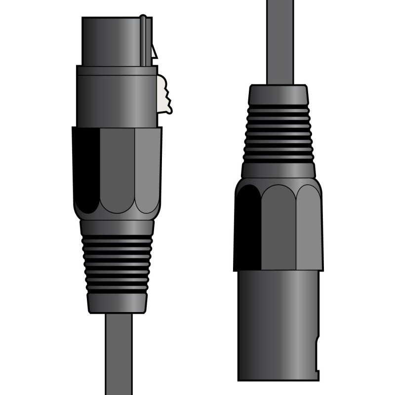XF-XM150BK Καλώδια Μικροφώνου XLR Female - XLR Male 1.5m (Τεμάχιο)