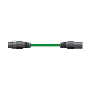 XF-XM150GN Kαλώδιο Μικροφώνου XLR Female - XLR Male 1.5m Πράσινο (Τεμάχιο)