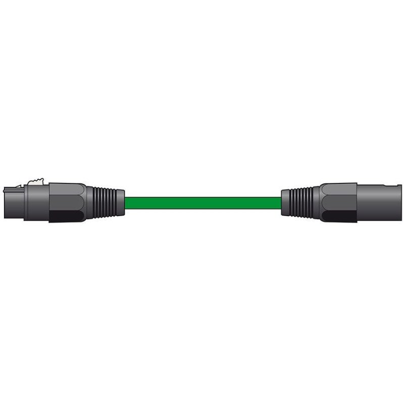 XF-XM150GN Kαλώδιο Μικροφώνου XLR Female - XLR Male 1.5m Πράσινο (Τεμάχιο)