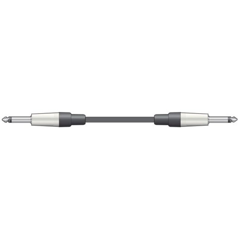 Qtx 190.142UK Καλώδιο Κιθάρας 6.3mm Mono Jack - 6.3mm Mono Jack 6m (Τεμάχιο)