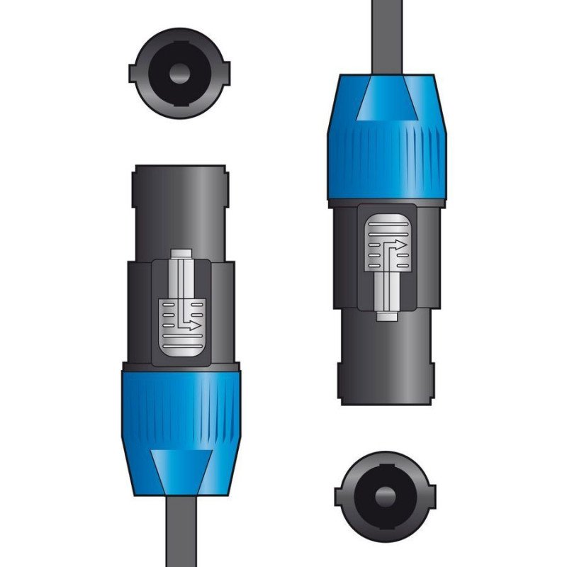 Qtx 190.178UK Καλώδιο Ηχείων 2 x Βύσματα SPK 1,5 m (Τεμάχιο)