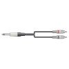 M6J-2R150 Καλώδιο Ήχου 6.3mm Mono Jack Plug - 2 x RCA Plugs 1,5 m (Τεμάχιο)