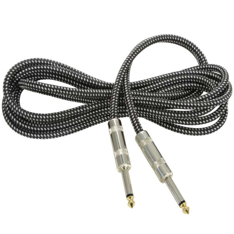 Citronic 190.282UK Πλεκτό καλώδιο κιθάρας 6,3 mm Mono Jack Plug – 6,3 mm Mono Jack Plug 3m (Τεμάχιο)
