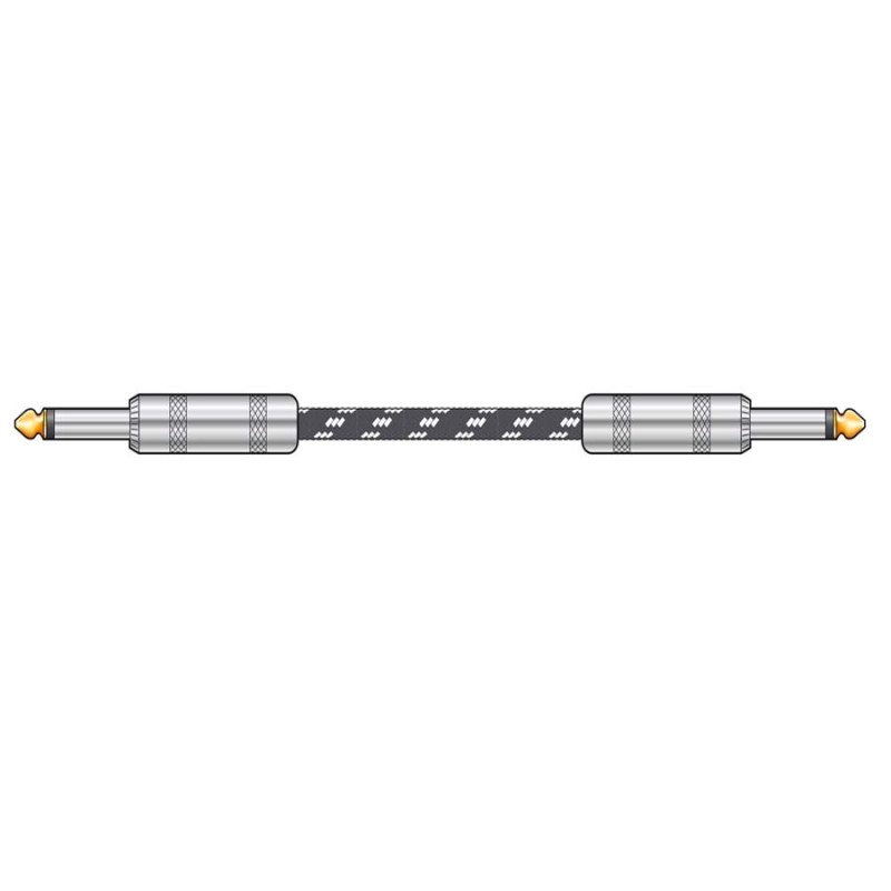 Citronic 190.282UK Πλεκτό καλώδιο κιθάρας 6,3 mm Mono Jack Plug – 6,3 mm Mono Jack Plug 3m (Τεμάχιο)