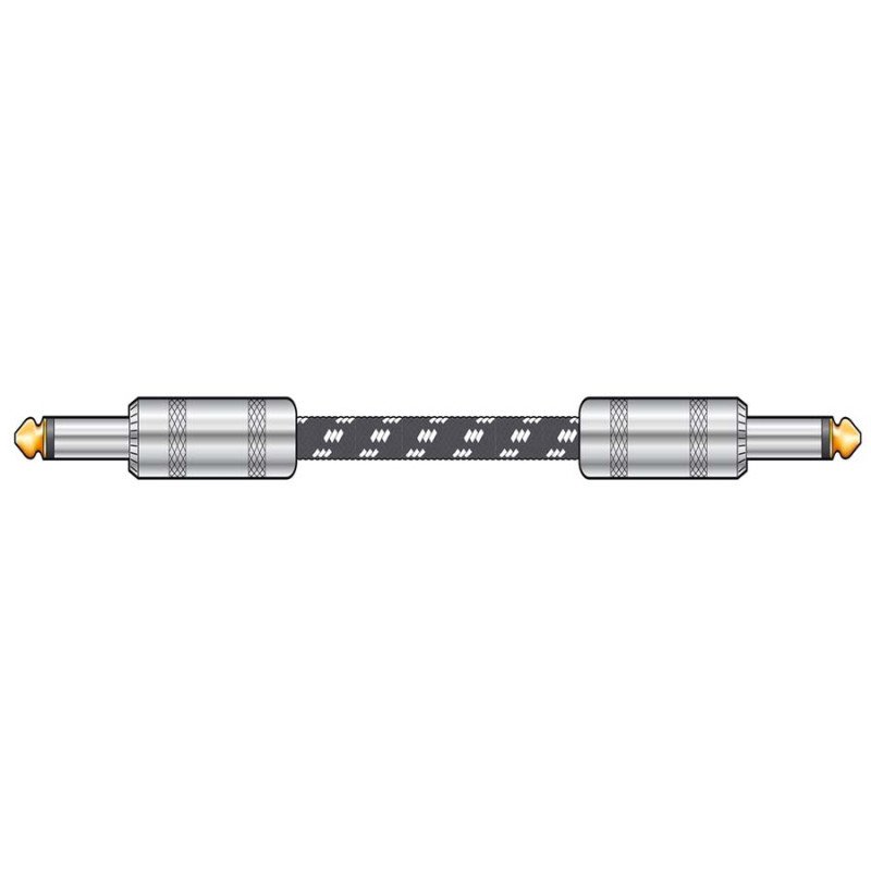 Citronic 190.292UK Πλεκτό καλώδιο κιθάρας 6,3 mm Mono Jack Plug – 6,3 mm Mono Jack Plug 6m (Τεμάχιο)