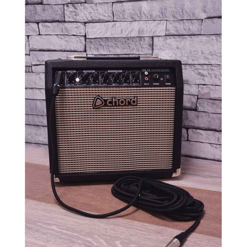 Citronic 190.394UK Πλεκτό καλώδιο κιθάρας 6,3mm ορθή γωνία Mono Jack Plug - 6,3mm Mono Jack Plug 6m (Τεμάχιο)