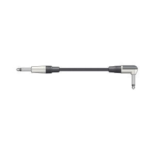 Citronic 190.394UK Πλεκτό καλώδιο κιθάρας 6,3mm ορθή γωνία Mono Jack Plug - 6,3mm Mono Jack Plug 6m (Τεμάχιο)
