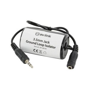 AvLink 201.087UK Απομονωτής με Βρόχο Γείωσης 3.5mm Jack - 3.5mm Socket (Τεμάχιο)