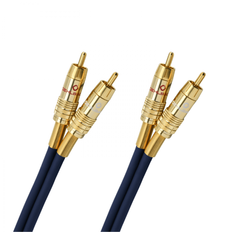 Oehlbach NF 1 Master Καλώδιο Ήχου Interconnect 2x RCA - 2x RCA 2m Blue (Τεμάχιο)