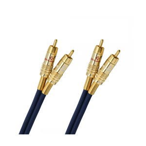 Oehlbach NF 1 Master Καλώδιο Ήχου 2 x RCA - 2 x RCA 0,5m Blue (Τεμάχιο)