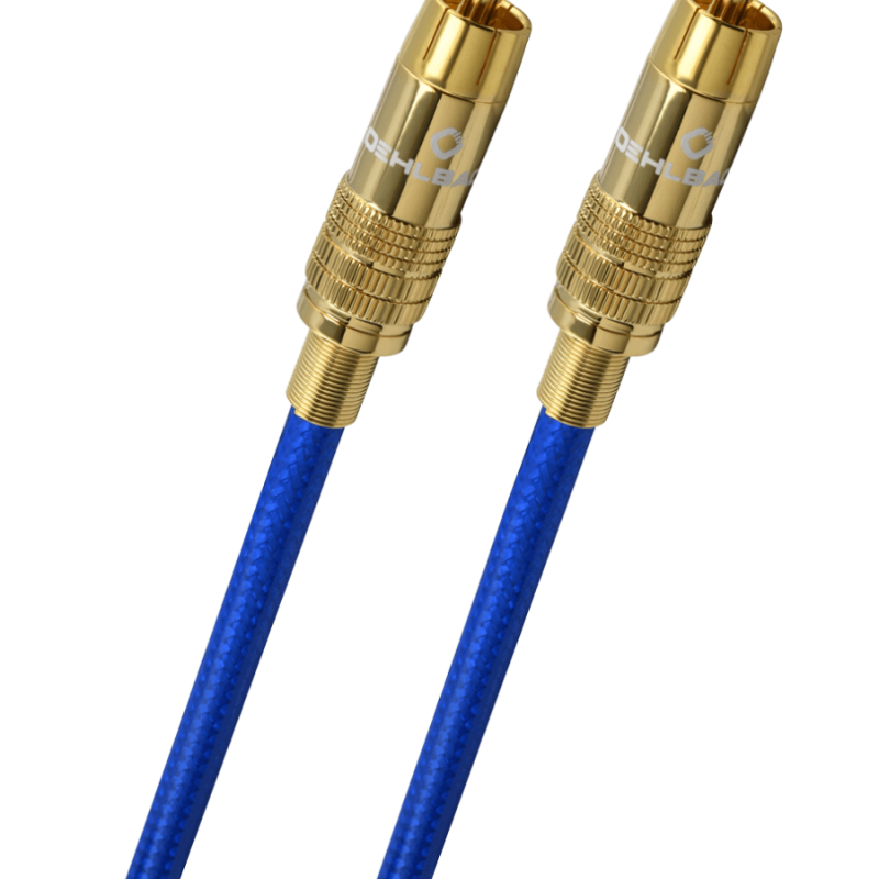 Oehlbach NF 113 DI Ψηφιακό Καλώδιο RCA-RCA 0.50m Blue (Τεμάχιο)