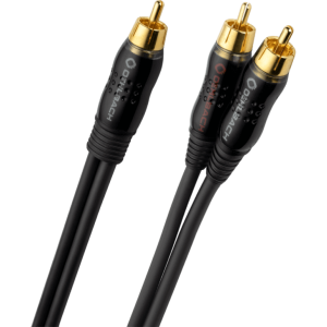 Oehlbach BOOOM Καλώδιο Subwoofer Y-RCA RCA - 2 x RCA 2m Black (Τεμάχιο)