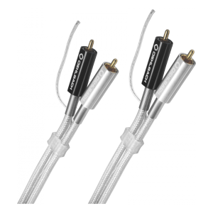 Oehlbach Silver Express Plus Phono NF Audio Διπλό Καλώδιο RCA για πικαπ με Γείωση 1m (Τεμάχιο)