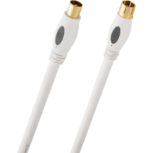 Oehlbach Transmission Plus Καλώδιο Κεραίας 1.20 m White (Τεμάχιο)