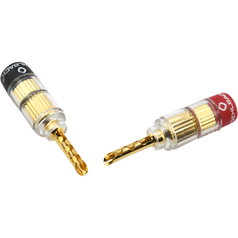 OEHLBACH Banana Tube 1.5mm² - 6mm² Επίχρυσο (3021) (Σετ 4 τεμάχια)